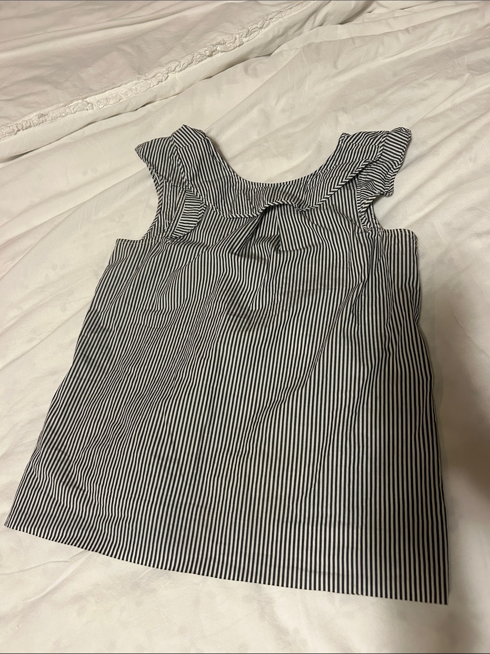 J crew poplin striped blouse 00